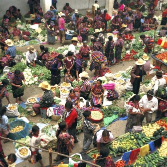 Carolyn Brown, Vegetable Market, Guatemala