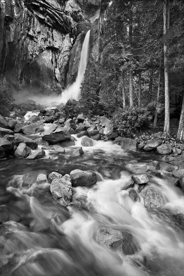 Gerald Hill, Lower Falls, Yosemite