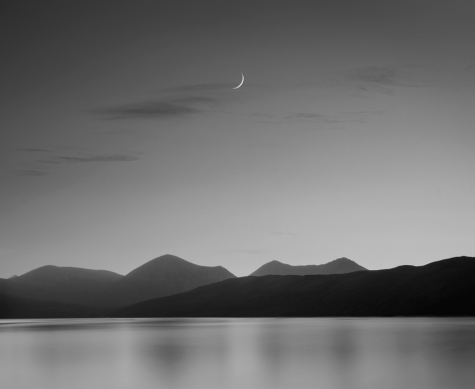 Brian Kosoff, Moon and Lake | Afterimage Gallery