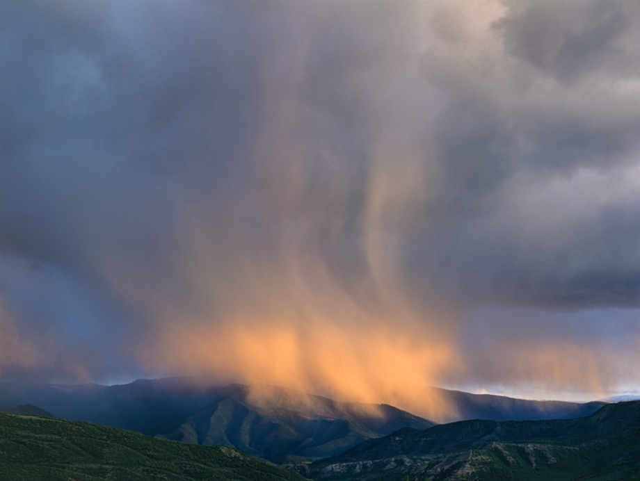 James Baker, Rain Shower, Roaring Fork Valley | Afterimage Gallery