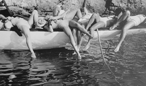 Jacques Henri Lartigue, During the filming of 'Les Aventures du Roi Pausole'