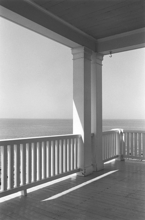 George Tice, Porch, Monhegan Island