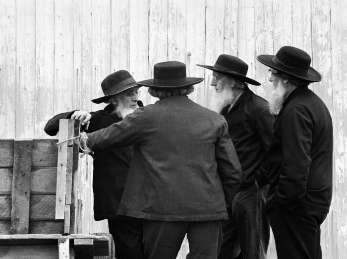 George Tice, Old Amish Men | Afterimage Gallery