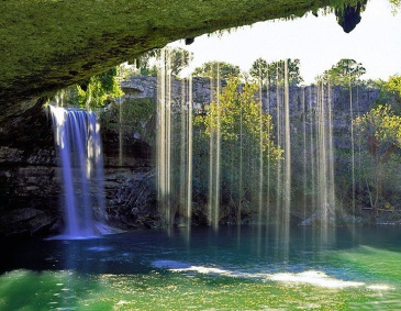 Charles Kruvand, Hamilton Pool Falls